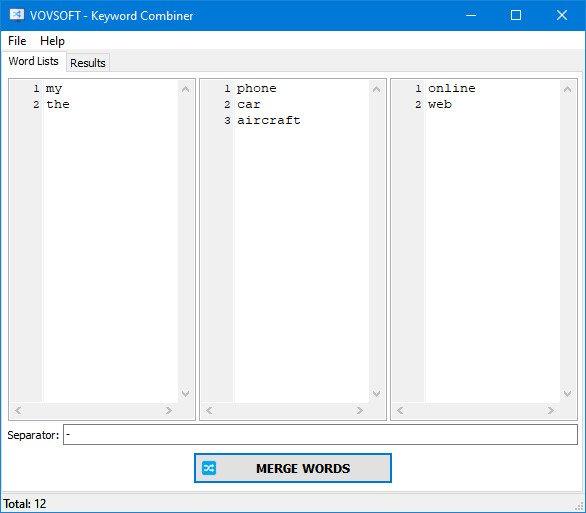 VovSoft Keyword Combiner sc.jpg
