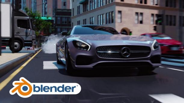 Complete Blender course, city environment, car-2 courses.jpg
