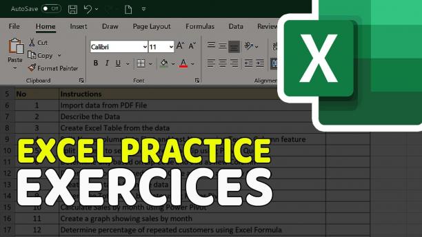 Microsoft Excel - 40 Exercises for beginners. Learn by doing.jpg