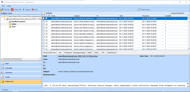 SysTools Zimbra Converter sc.png