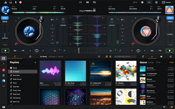 Algoriddim djay Pro 5.0.0 macOS sc.png