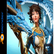 Dragon girl in Blender course.png