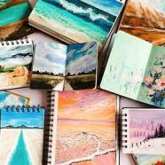 9 Days Of Sketchbook Landscapes Acrylic Painting.jpg