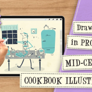 Draw With Me In Procreate Mid-Century Cookbook Illustration.png