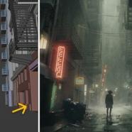 Dark Alley, Full Blender Cinematic Workflow + 300 Assets.jpg
