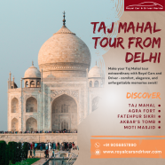 Delhi to Taj Mahal: Same Day Agra Tour by Car with Royal Cars and Driver