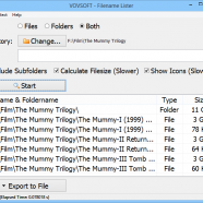 VovSoft Filename Lister sc.png